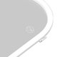 thumbnail image 3 of Espejo de tocador para parasol , espejo cosmético con atenuación recargable por USB apto para accesorios de interior de camión de Blanco DYNWAVEMX Espejo de vanidad con visera, 3 of 3