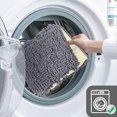 thumbnail image 4 of Microfiber Bath Mat, Bathroom Rug Length 50 x 80 cm, Toilet Rug, Soft, Non-Slip, DARK GRAY, 4 of 5