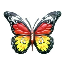 Nomeni Ornament Clearance, Metal Butterfly Wall Art, Inspirational Wall Decor Sculpture Hanging for Indoor Room Decor