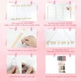 thumbnail image 4 of Soporte para moños para niñas, organizador de moños para el cabello, colgador para moños de niñas, organizador de moños para la cabeza, accesorios adecuados para pared, habitación, puerta o armario, 4 of 7