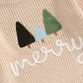 thumbnail image 5 of Okbabeha Baby Christmas Sweaters Cute Long Sleeve Letter Embroidery Knit Pullover Toddler Kids Girls Boys Winter Holiday Top, 5 of 7
