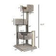 thumbnail image 2 of New Cat Condos Real Wood and Carpeted  Tree, 2 of 3