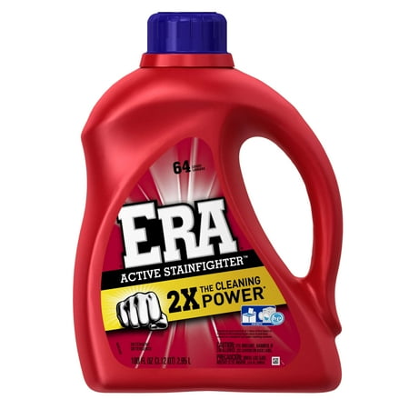 Photo 1 of Era Active Stainfighter Liquid Laundry Detergent, 64 Loads 100 fl oz 3 pack