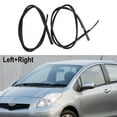 thumbnail image 1 of Suitable for Toyota , suitable for Yaris Hatchback drip molding 2-piece/set black left/right-, 1 of 2