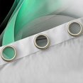 thumbnail image 4 of Manfei Turqoise Black and Gray Kitchen Curtains, Modern Abstract Artwork, 4 of 6