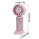 thumbnail image 2 of CaiYueKe USB Rechargeable Handheld Fan Portable Mini Fan High Speed Quiet Personal Desk Fan Battery Operated Cooling Fan for Travel Office Home Outdoor Summer, 2 of 7