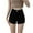 Black3, variant on yillto Womens Summer Shorts High Waist Basic Causal Short Pants Ladies Fashion Solid Color Shorts