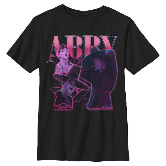Boys KPop Demon Hunters Abby Saja Collage T Shirt