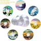 thumbnail image 5 of 10 unidades de CD transparentes para pintar, discos redondos, para decoración de paredes de habitaciones, decoración de pasteles de fiesta, 5 of 5