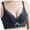 Black, variant on Bigersell Wirefree Push up Bra Summer Front Cross Bra Lace Bra Style R1501 V-Neck Lightly Lined Bras Hook and Eye Bra Closure Women Size Padded Tank Tops Navy XL