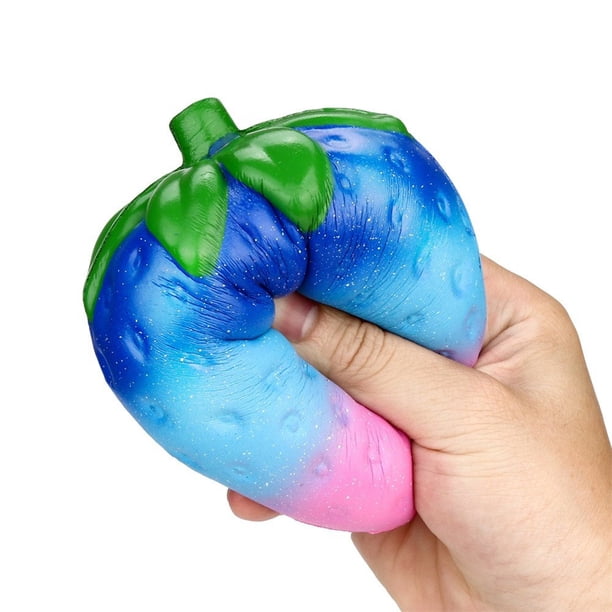 Gwong Juguete Starry Sky Strailberry Slow Rising Stress Relieve Squishy Squeeze Toy Regalo de Navidad Gwong 30002229