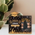 thumbnail image 3 of Minkissy 4Set Graduation Theme Picture Frames for Graduates and Families Indoor Photo Display Commemorative Decor, 3 of 5