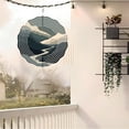 thumbnail image 4 of 3D Metal Hanging Wind Spinners - Mountain Range Pattern Design for Yard & Garden - Beautiful Wind Chimes for Outdoor Decor, 4 of 6