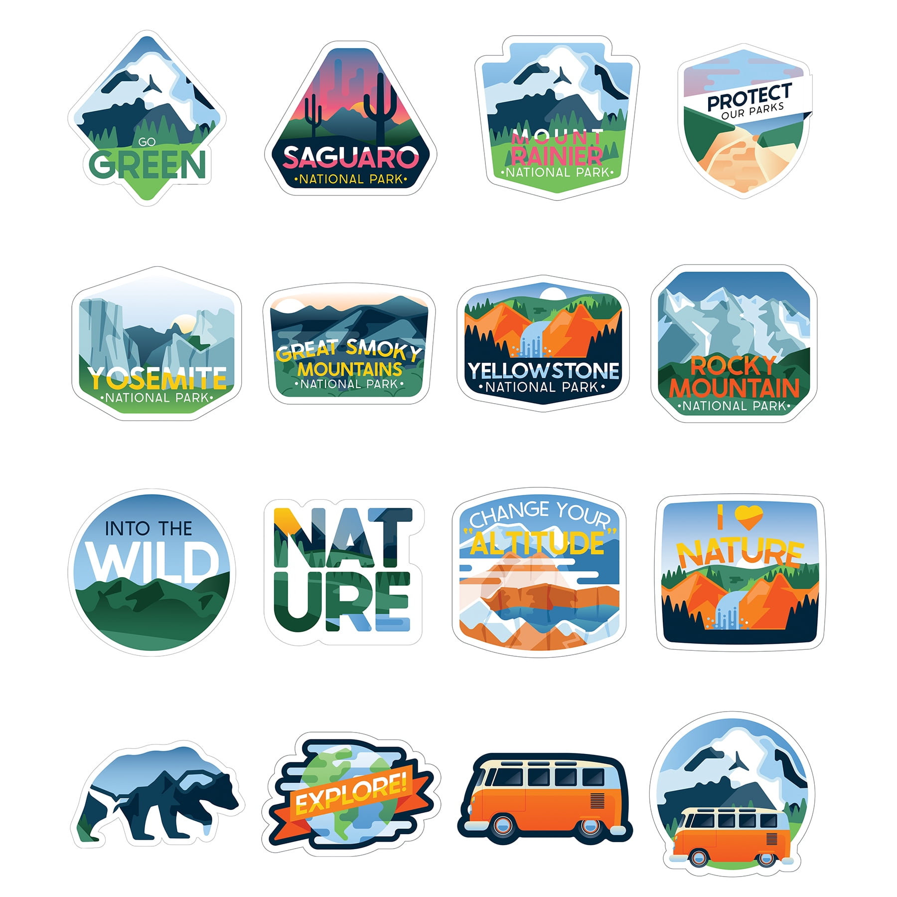 Carson Dellosa Education Adventure Vinyl Stickers, 100 Per Pack, 3 Packs