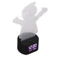 thumbnail image 1 of 3D Snowman Acrylic Night Light, Digital Clock LED Night Light Alarm Clock Colorful Light For Home, 1 of 8