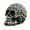 A, variant on YAOMOBB Prop Life Size Human Skull Head Sculpture Collectible Figurine Skeleton Statue Realistic Skull Decor for Indoor Studio Decoration