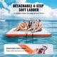thumbnail image 5 of Muelle flotante inflable VEVOR de 7 x 7 pies con bolsa de transporte y escalera, 5 of 9