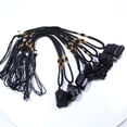 thumbnail image 4 of Collar de turmalina negra Sunnimix con colgante de cristal piedras crudas, 4 of 6