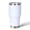White, variant on Muka 30 Oz. Stainless Steel Tumbler, Durable Powder Coated Insulated Travel Cup-Black