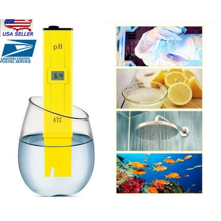 Digital PH Meter Tester Hydroponic Pool Water Aquarium Pocket Portable