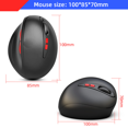 thumbnail image 4 of Ratón Vertical Ergonómico Ratón Óptico Inalámbrico 2.4G 10M 2400 dpi 7 Botones Ideal para Windows 7/8/10 / XP Vista Nano Receptor de Estilo Recargable ACTIVE Biensenido a ACTIVE, 4 of 5