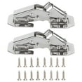 thumbnail image 2 of Herrajes para puertas, 2 juegos de bisagras amortiguadoras, bisagras amortiguadoras de puente, bisagras de amortiguación, durabilidad extendida, 2 of 8