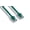 Green, variant on 1ft Augmented Cat6 (Cat6a) Snagless 10G UTP Cooper Ethernet Patch Cable Molded Green