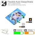thumbnail image 5 of Allytech Galaxy S6 Lite 10.4" Case SM-P610 P615 (Not for Galaxy S6 10.5"), Slim Fit Folio Flip Stand Smart Cover Auto Sleep Wake Case for Samsung Galaxy Tab S6 Lite 10.4", Cute Owl, 5 of 7