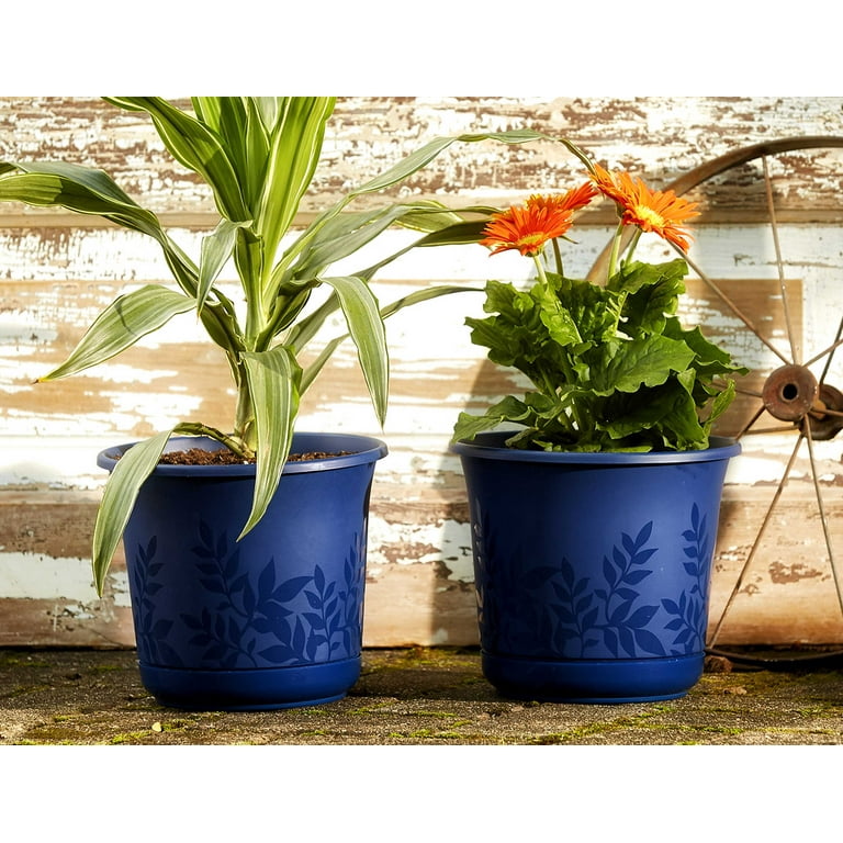 Bloem Freesia Planter w/ Saucer 12 Bloem Freesia Planter w/ Saucer 12