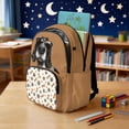 thumbnail image 4 of Whosucclay Dog Paw Print, Bone & Heart School Backpack Bookbag for Boys Girls, Large Capacity School Bag High School Middle School with Lightweight Adjustable Straps, 4 of 8