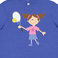 thumbnail image 4 of Inktastic Tennis Girl Youth T-Shirt, 4 of 5