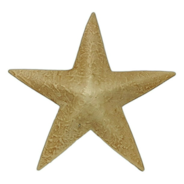 AGED METAL STAR SHOWER CURTAIN HOOKS, Set of 12 Primitive Metal Hooks