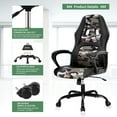 thumbnail image 7 of PC Gaming Chair Office Chair High Back Chair Ergonomic Computer Desk Chair Racing Chair for Women Men, PU Leather Chair Height Adjustable Task Chair w/Metal Base Headrest Armrest (), 7 of 7
