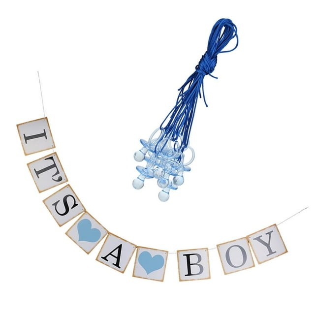 10pcs Pacifier Pendants Game Favors Favores Y Niño Banner Baby Shower