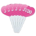 thumbnail image 1 of Judo Heart Love Cupcake Picks Toppers - Set of 6, 1 of 1