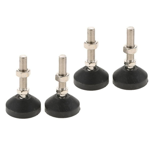 Patas Niveladoras de Muebles Macarena de Acero Al Carbono para Banco de Trabajo Gabinete Giratorio 50-M12x50mm Pies de nivelación ajustables