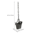 thumbnail image 5 of GOOHOCHY  Gutter Catcher Chain Large Cup Rain Chains Drip for outside with Coffee, 5 of 8