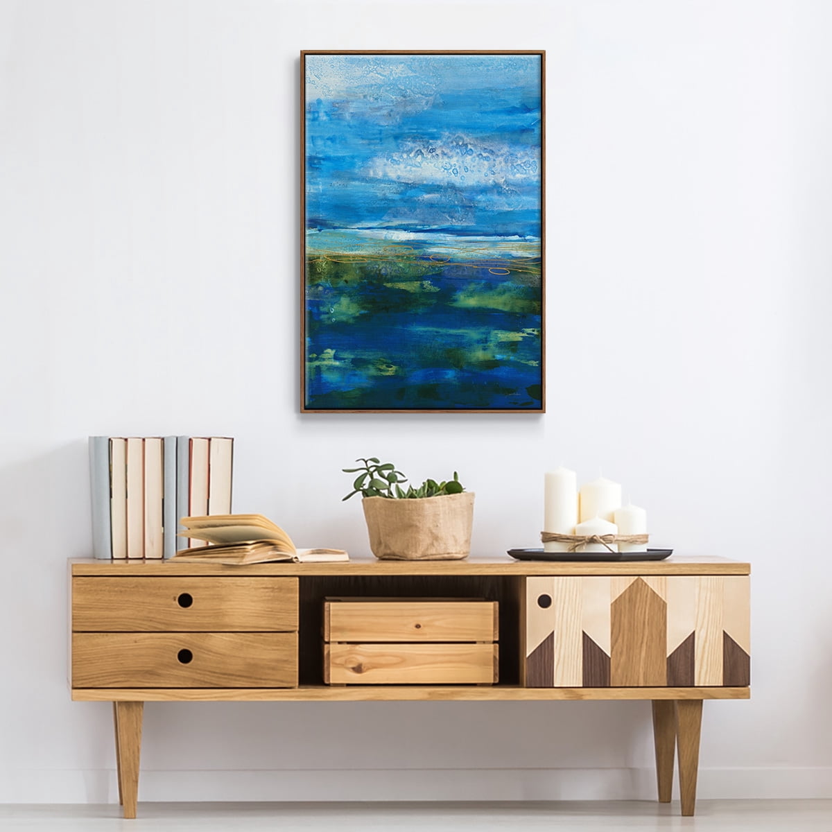 Island Groove Framed Premium Gallery Wrapped Canvas - Ready to Hang