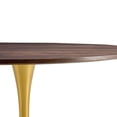 thumbnail image 5 of Yesfashion Mid-Century Dining Table For 2-3 People, Round Tulip Table With MDF Table Top & Pedestal Base, End Table For Small Spaces, Condos And Apartments, 5 of 8
