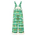 thumbnail image 6 of IWRICH Christmas Overalls for Men Xmas Santa Plush Jumpsuit with Pockets Adjustable Straps Straight Leg Festive Workwear Green XXXXL, 6 of 6