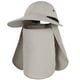 thumbnail image 1 of Sombrero Sol Desmontable Pesca Gorra de protección transpirable Ala ancha para viajes Negro, 1 of 5