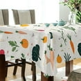 thumbnail image 5 of Yayeee Tablecloths 54" x 54" Rectangle Wrinkle Resistant Party Table Cover, Beige Vegetables Pattern, 5 of 8