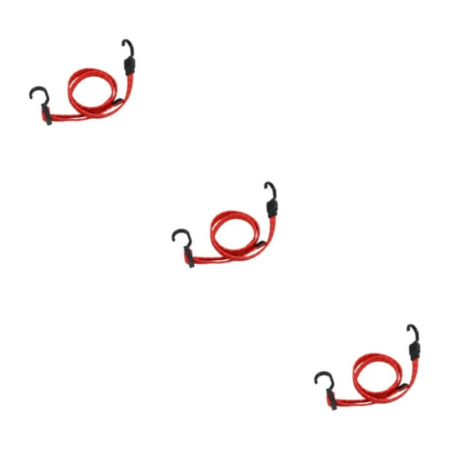 Decodeary High-strength Cargo Strap - Reliable And Abrasion-resistant For Securing Valuables Durable Luggage Reflective red 120cm 3Set