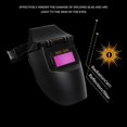 thumbnail image 2 of Casco de soldadura, casco de soldadura solar montado en la cabeza, cabezal de ajuste de ennegrecimiento automático, sensor de alta sensibilidad, con energía solar (con 2 almohadillas) Feliz Sencillez, 2 of 4