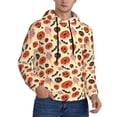 thumbnail image 2 of Xecao Halloween Donut Pattern Men's Adult Pullover Hoodie,Hooded Sweatshirt-3X-Large, 2 of 7