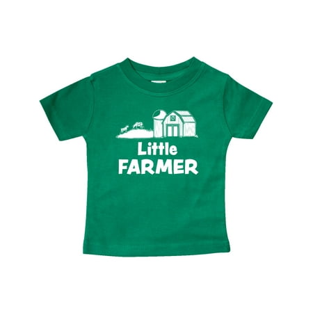 

Inktastic Little Farmer Barn Silo and Cows Gift Baby Boy or Baby Girl T-Shirt