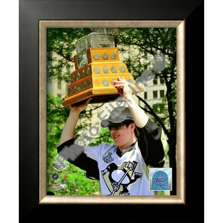 Cup Champion Wall Evgeni Malkin 2009 Stanley Cup Champions Victory P... Framed Photographic Print Wall Art ()