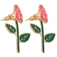 thumbnail image 4 of Dayesque Vintage Style Rose Flower Earrings Cute Floral Statement Jewelry for Women Special Occasions and Everyday Wear, 4 of 8
