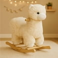 thumbnail image 2 of Juguete Montable Mecedora para Bebe y Niños Baby Gaon Llama Blanco, 2 of 9