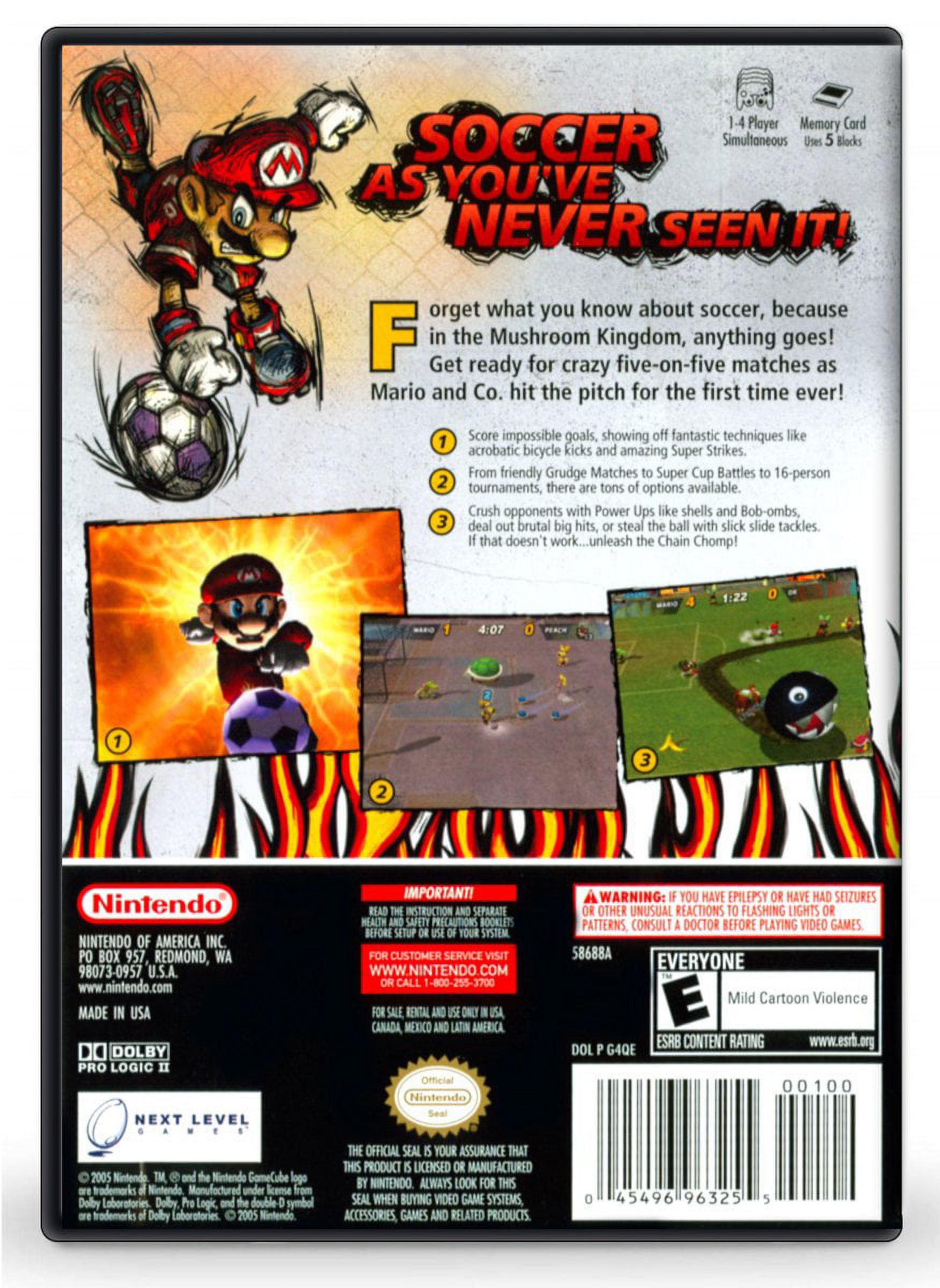 Super Mario Strikers - Nintendo GameCube Used - image 2 of 2